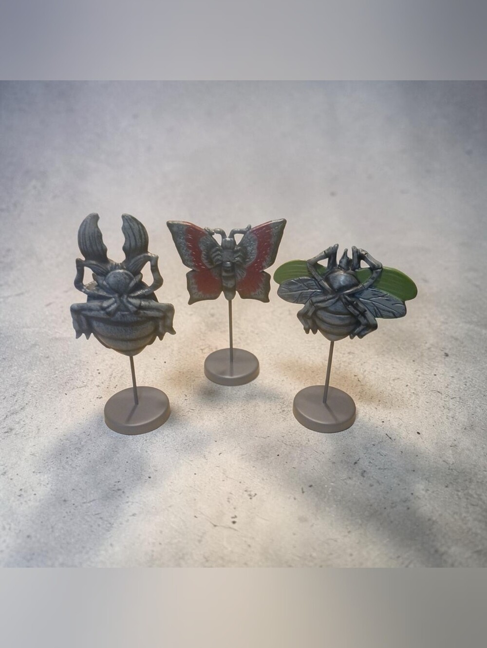 Set Of Three Halloween Decor | Plastic Insect Sculptures